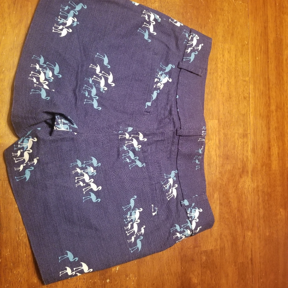 Ann Taylor LOFT Shorts Flamingo Print - Picture 4 of 4